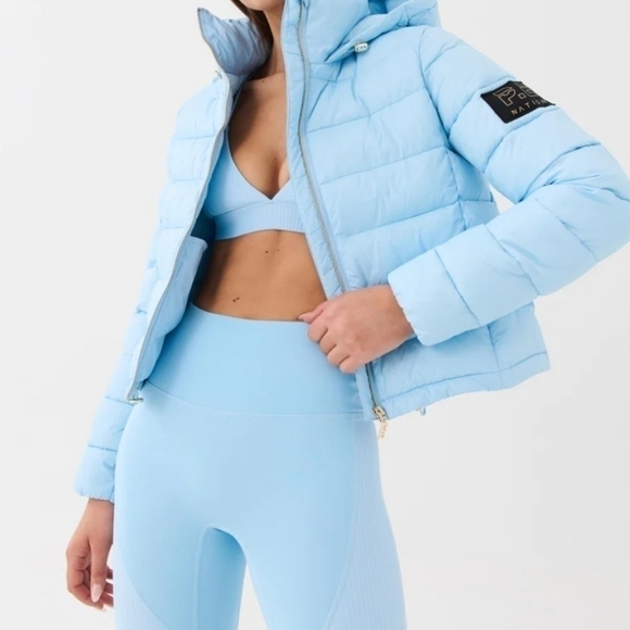 P.E NATION NWT EXPEDITION Jacket in summer sky size extra large - Picture 1 of 16